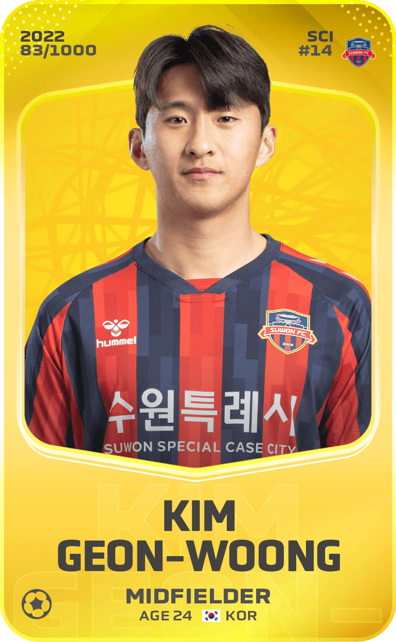 Kim Geon-Woong 2022-23 • Limited 83/1000
