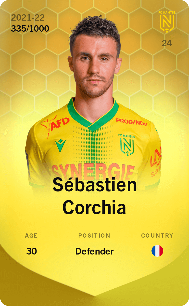 Sébastien Corchia 2021-22 • Limited 335/1000