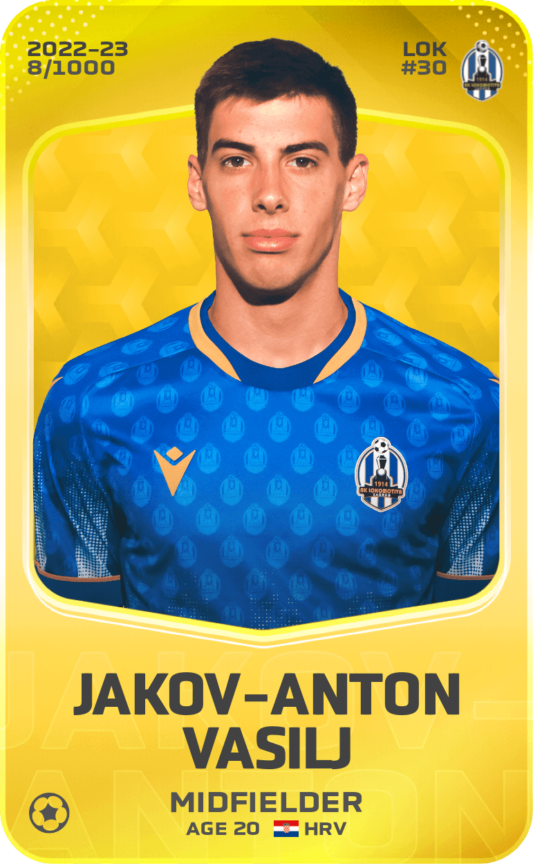 Jakov-Anton Vasilj 2022-23 • Limited 8/1000