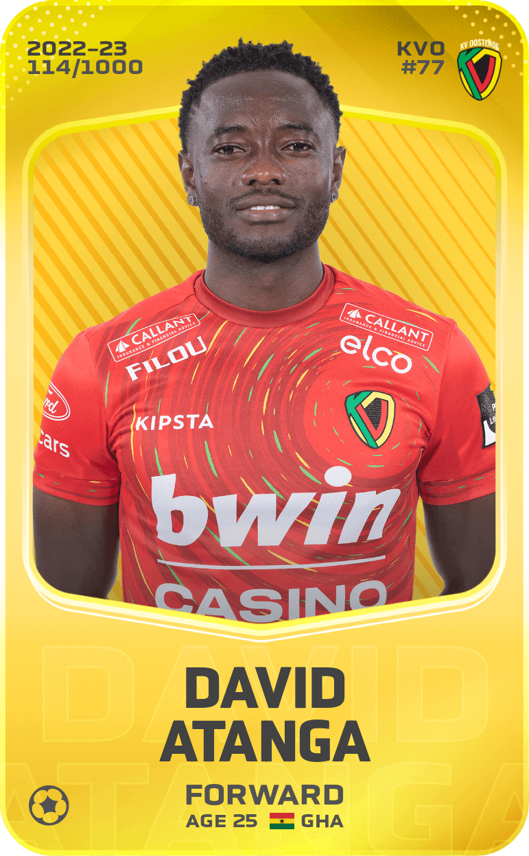 David Atanga 2022-23 • Limited 114/1000