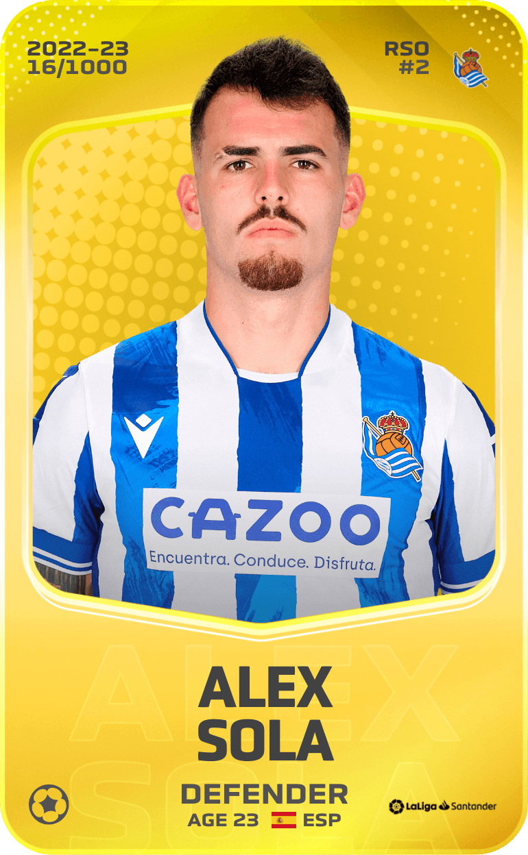 Alex Sola 2022-23 • Limited 16/1000