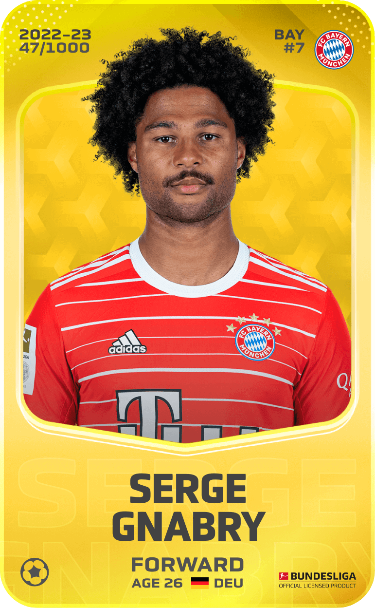 Serge Gnabry 2022-23 • Limited 47/1000