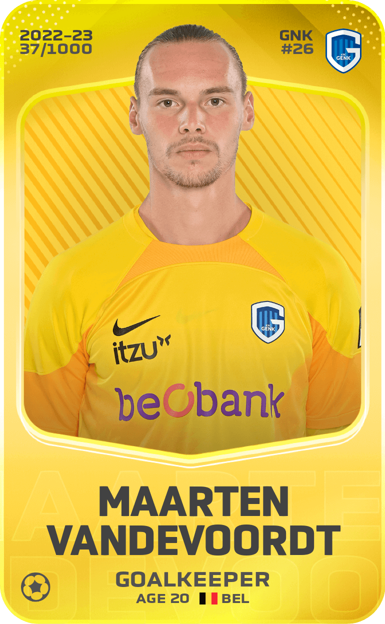 Maarten Vandevoordt 2022-23 • Limited 37/1000