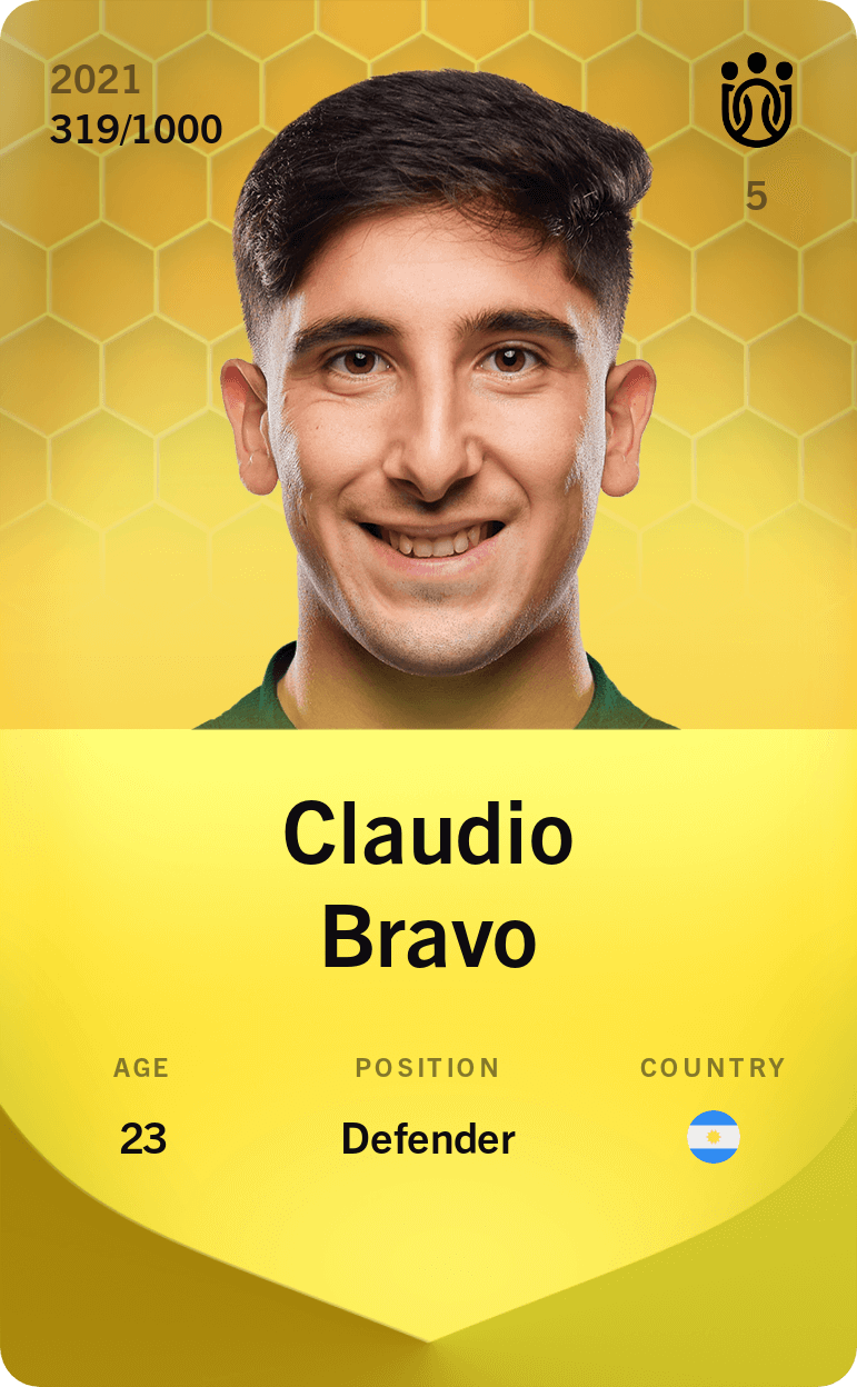 Claudio Bravo 2021-22 • Limited 319/1000