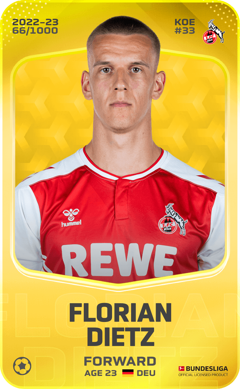 Florian Dietz 2022-23 • Limited 66/1000