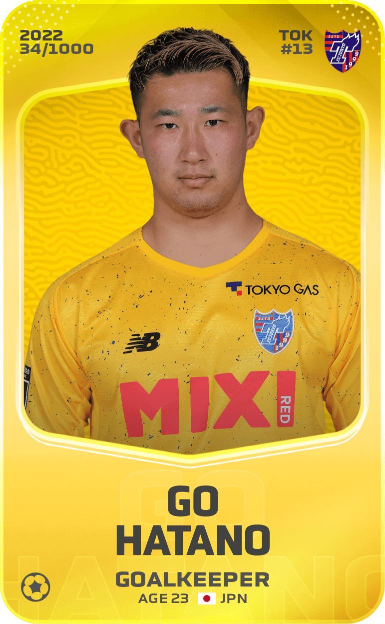 Go Hatano 2022-23 • Limited 34/1000