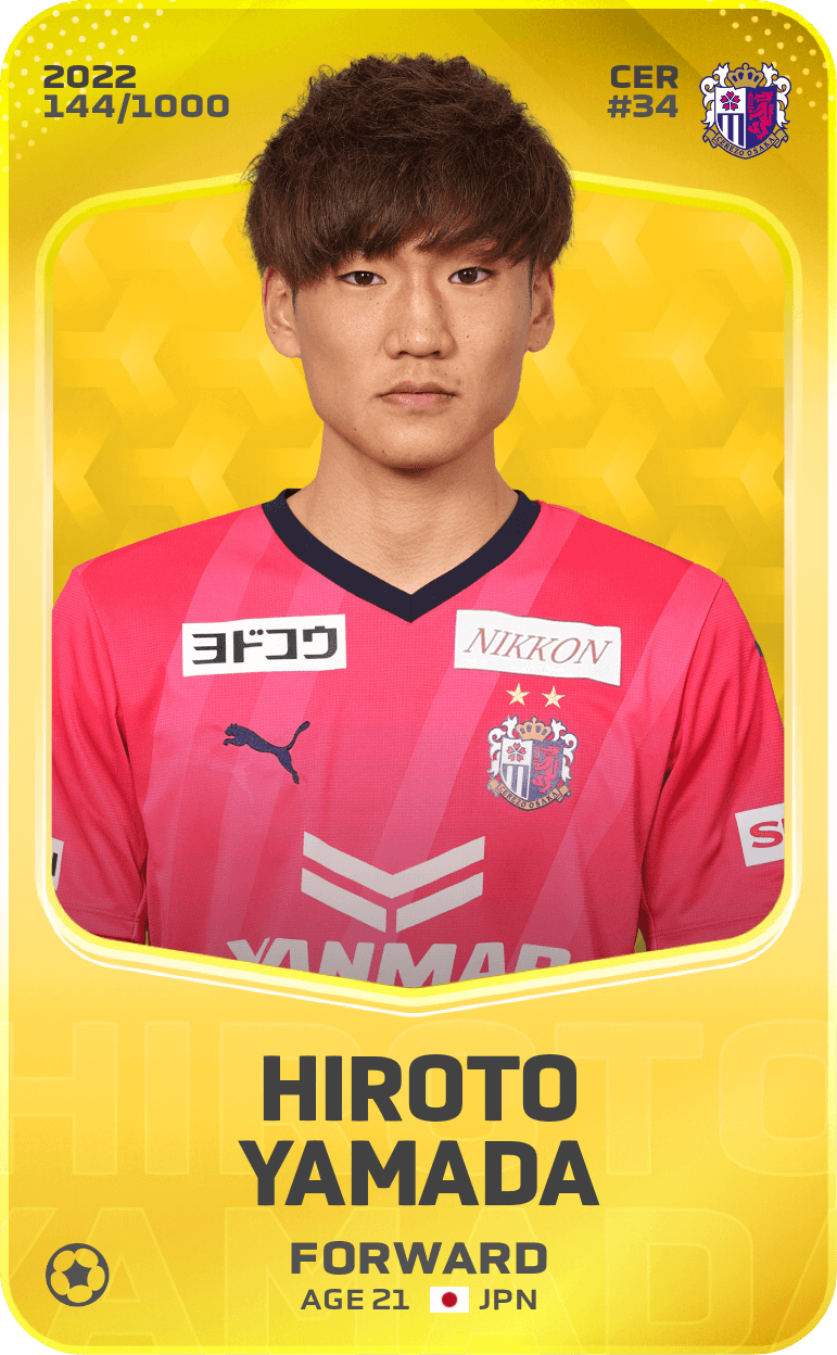 Hiroto Yamada 2022-23 • Limited 144/1000
