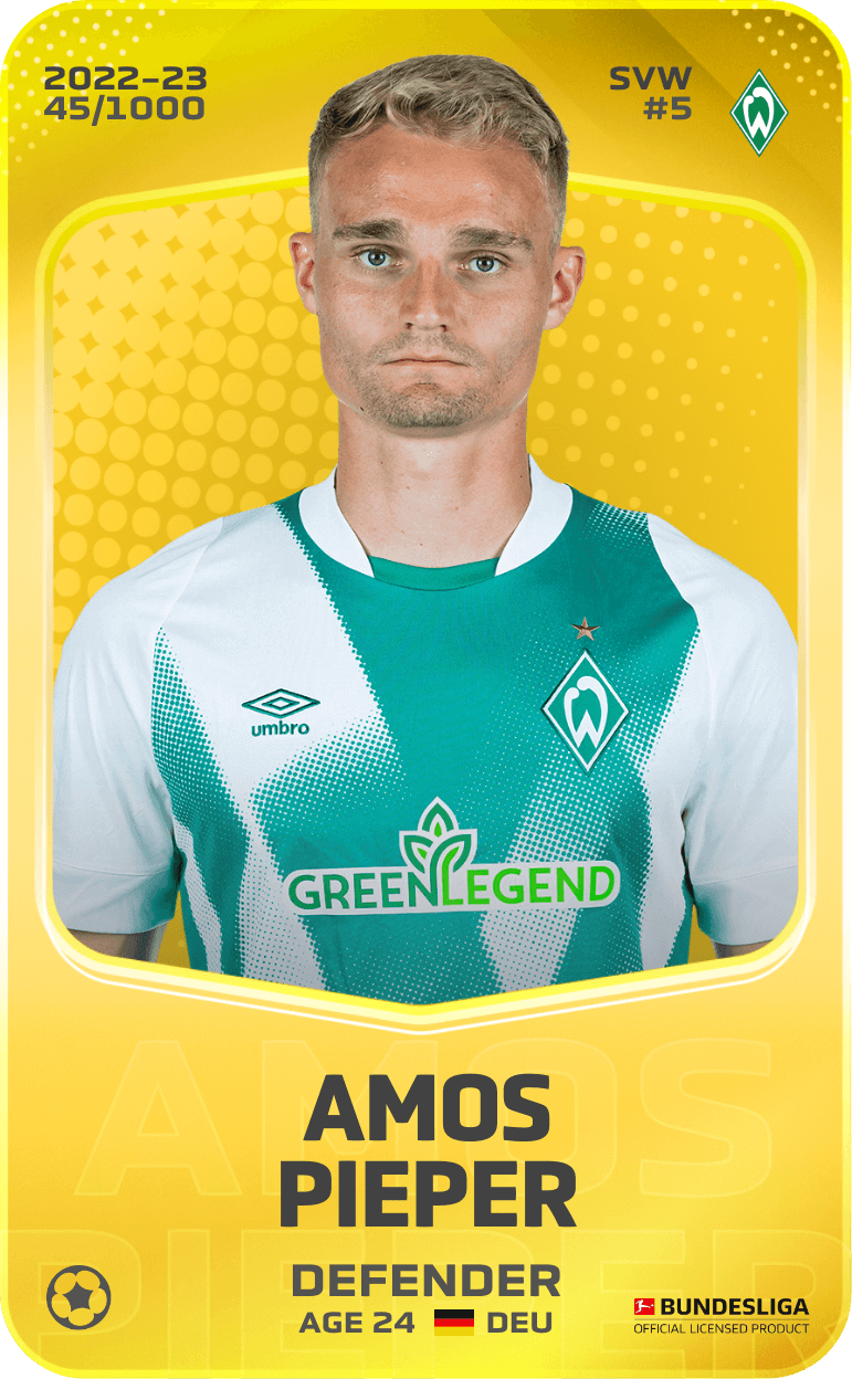 Amos Pieper 2022-23 • Limited 45/1000