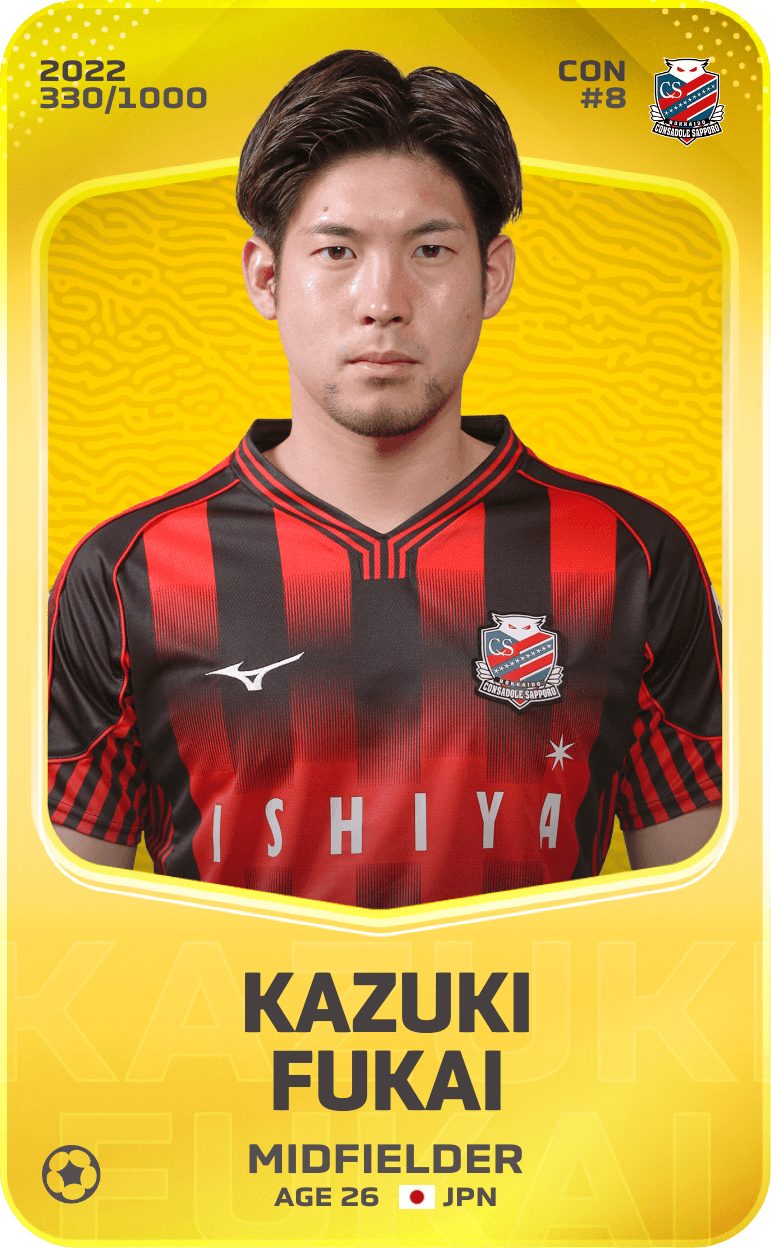 Kazuki Fukai 2022-23 • Limited 330/1000