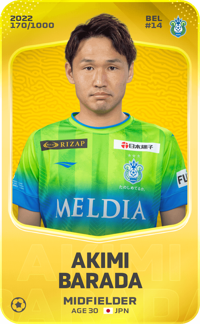 Akimi Barada 2022-23 • Limited 170/1000