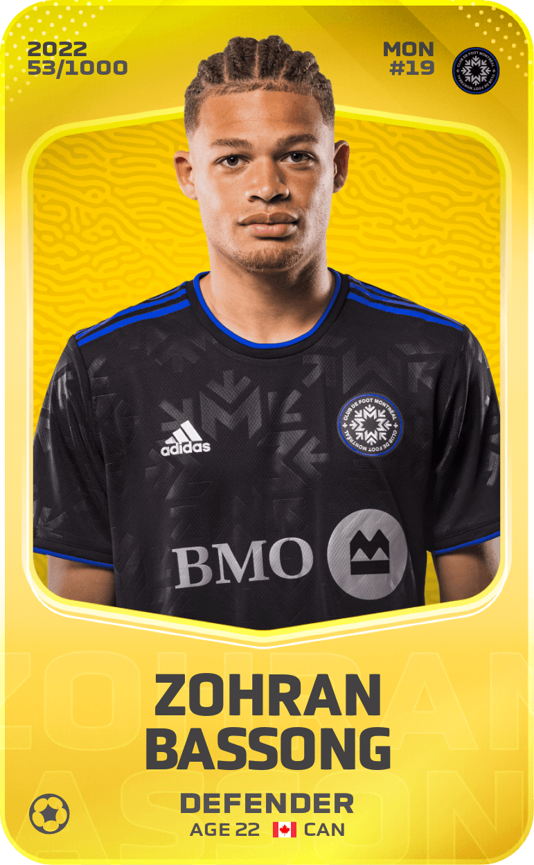 Zohran Bassong 2022-23 • Limited 53/1000