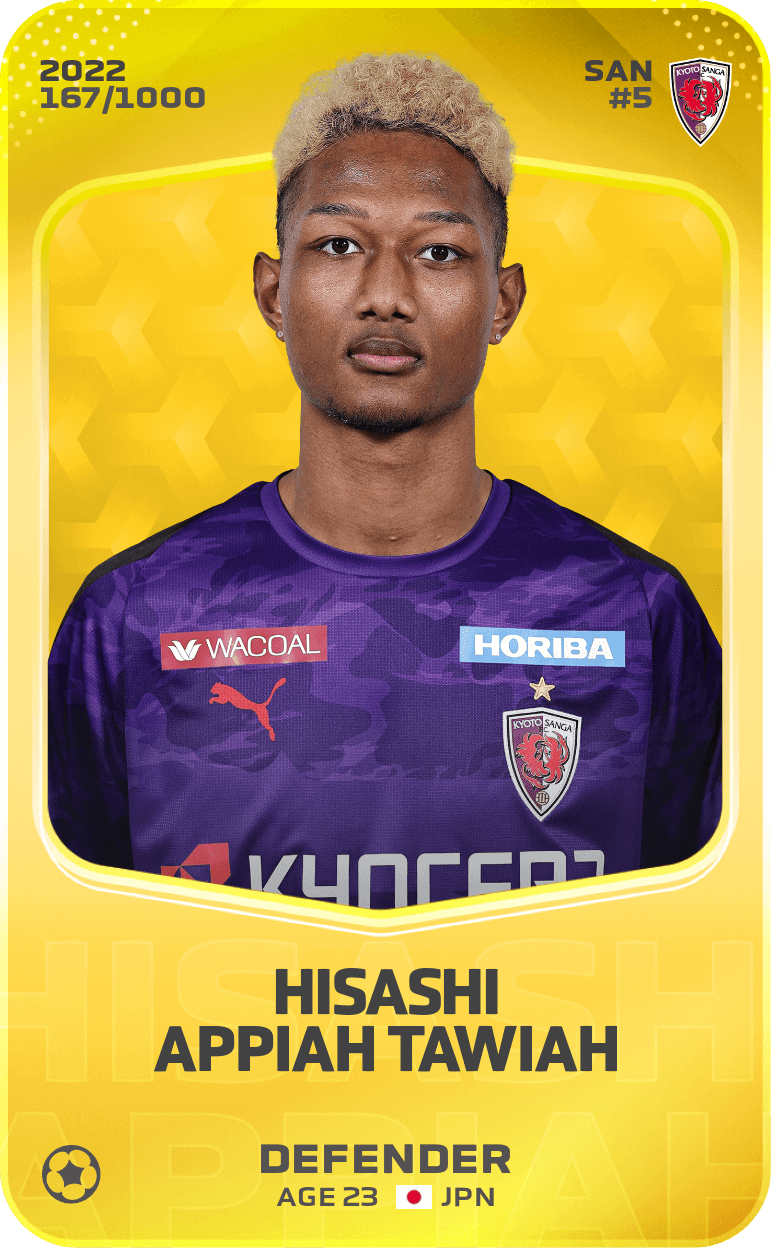 Hisashi Appiah Tawiah 2022-23 • Limited 167/1000