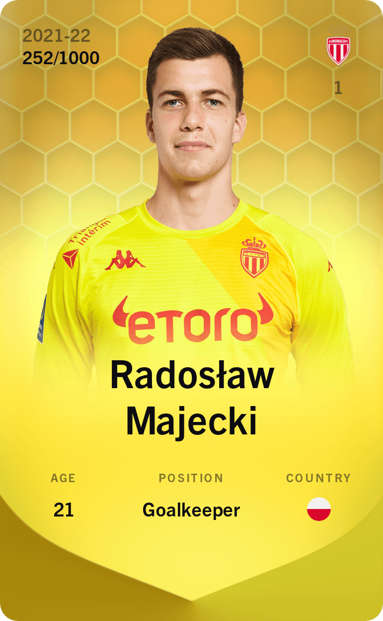 Radosław Majecki 2021-22 • Limited 252/1000