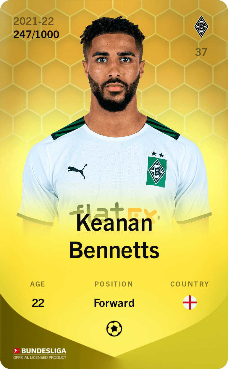 Keanan Bennetts 2021-22 • Limited 247/1000