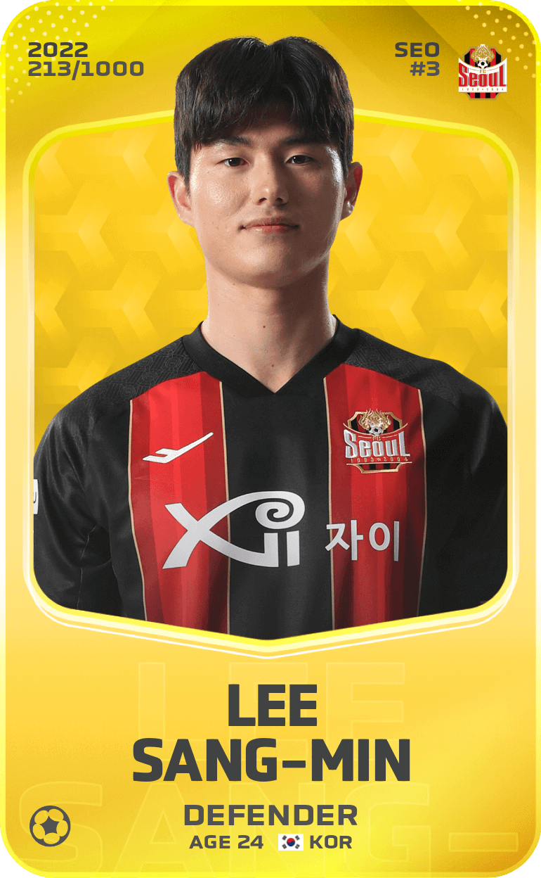 Lee Sang-Min 2022-23 • Limited 213/1000