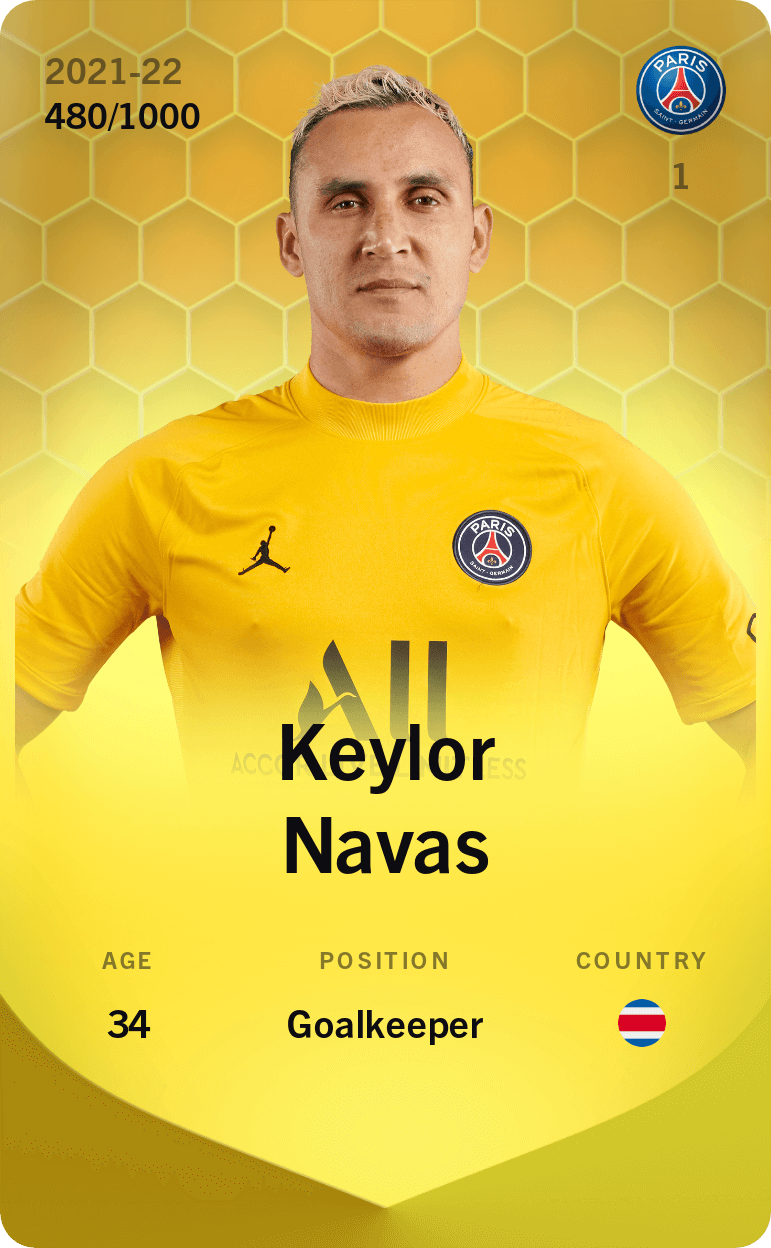 Keylor Navas 2021-22 • Limited 480/1000