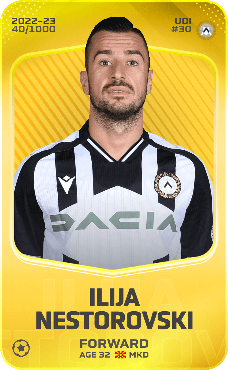 Ilija Nestorovski 2022-23 • Limited 40/1000