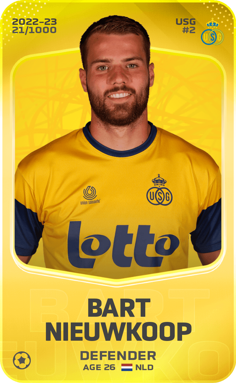 Bart Nieuwkoop 2022-23 • Limited 21/1000