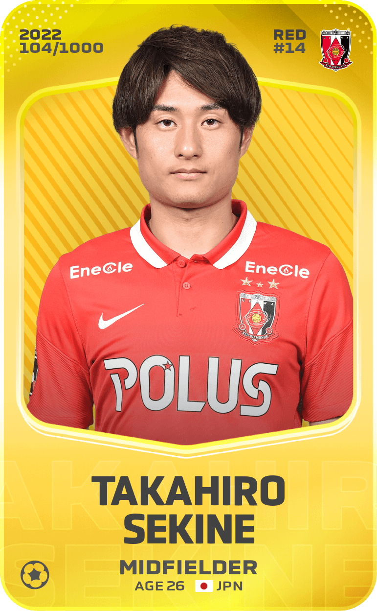 Takahiro Sekine 2022-23 • Limited 104/1000