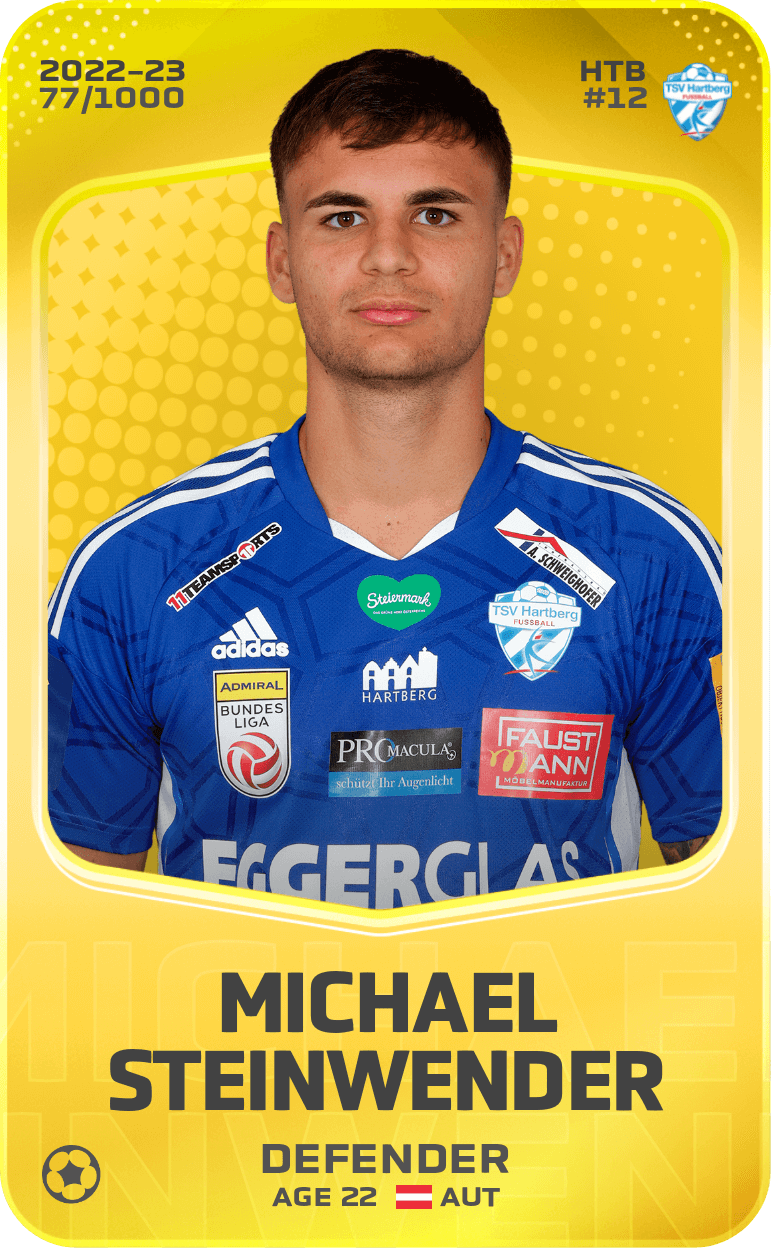 Michael Steinwender 2022-23 • Limited 77/1000