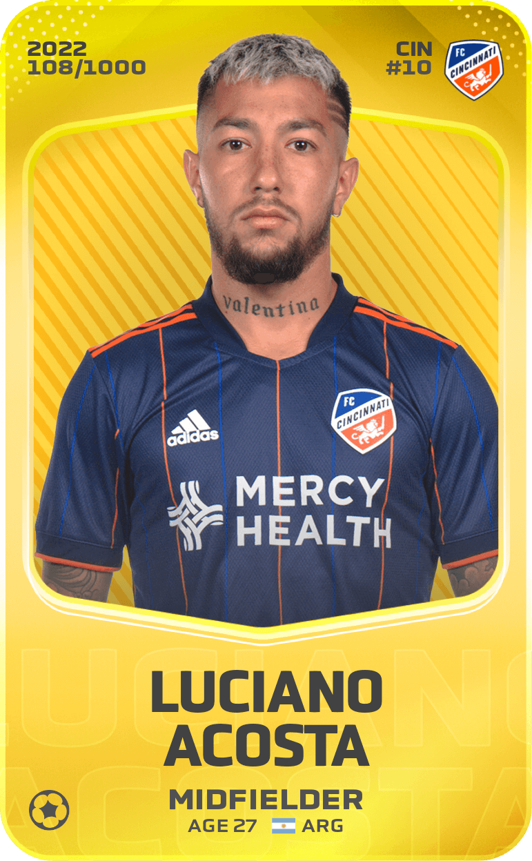 Luciano Acosta 2022-23 • Limited 108/1000
