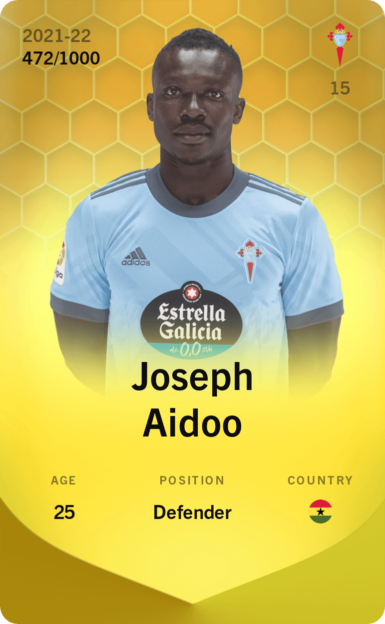 Joseph Aidoo 2021-22 • Limited 472/1000