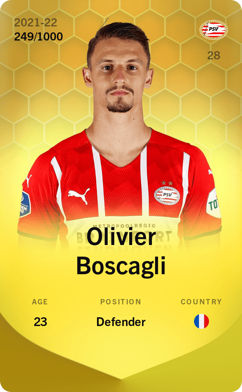 Olivier Boscagli 2021-22 • Limited 249/1000