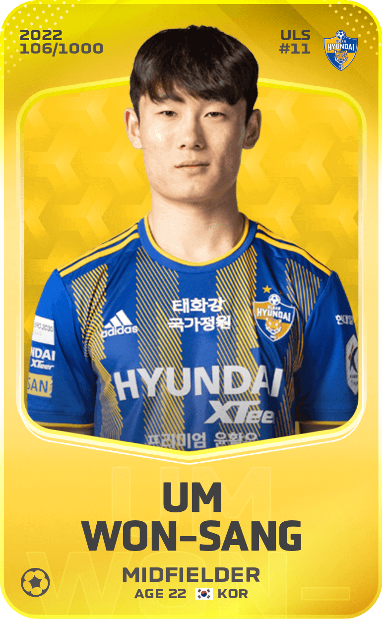 Um Won-Sang  2022-23 • Limited 106/1000