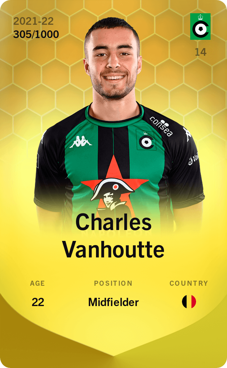 Charles Vanhoutte 2021-22 • Limited 305/1000
