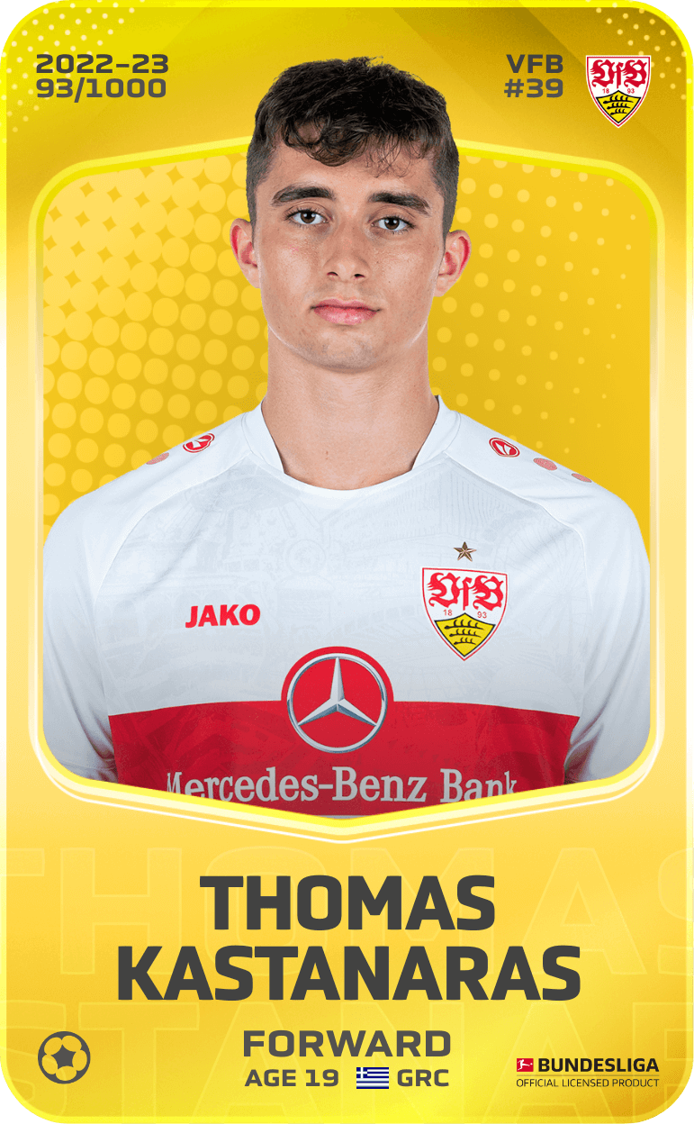 Thomas Kastanaras 2022-23 • Limited 93/1000