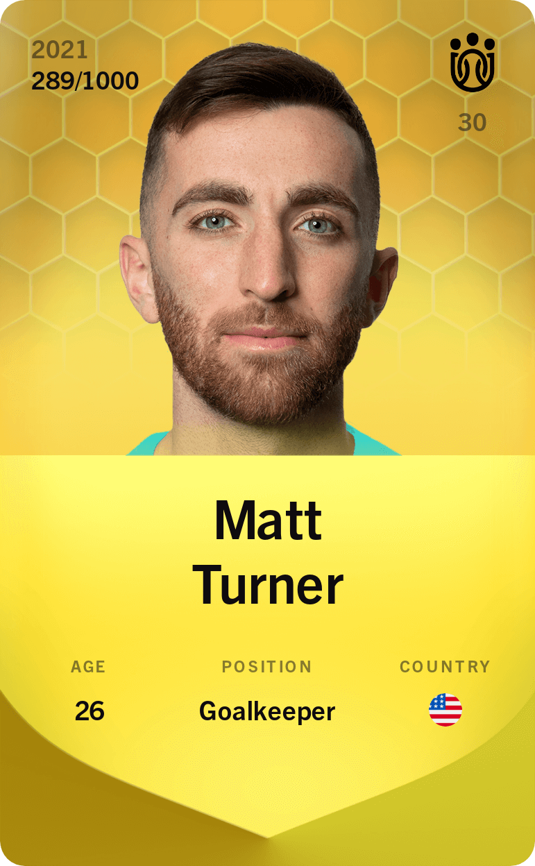 Matt Turner 2021-22 • Limited 289/1000