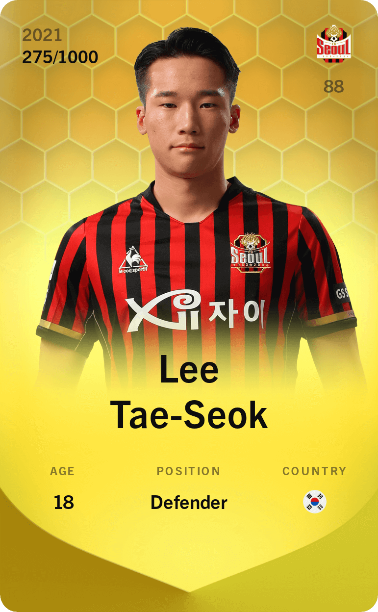 Lee Tae-Seok 2021-22 • Limited 275/1000