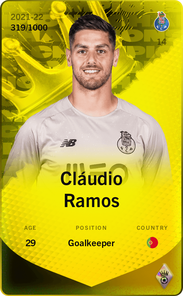 Cláudio Ramos 2021-22 • Limited 319/1000