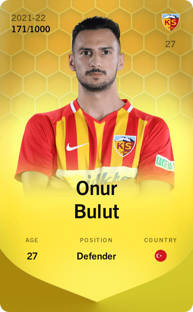 Onur Bulut 2021-22 • Limited 171/1000