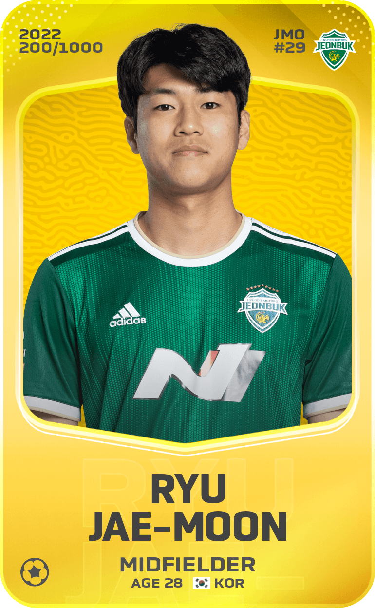 Ryu Jae-Moon 2022-23 • Limited 200/1000