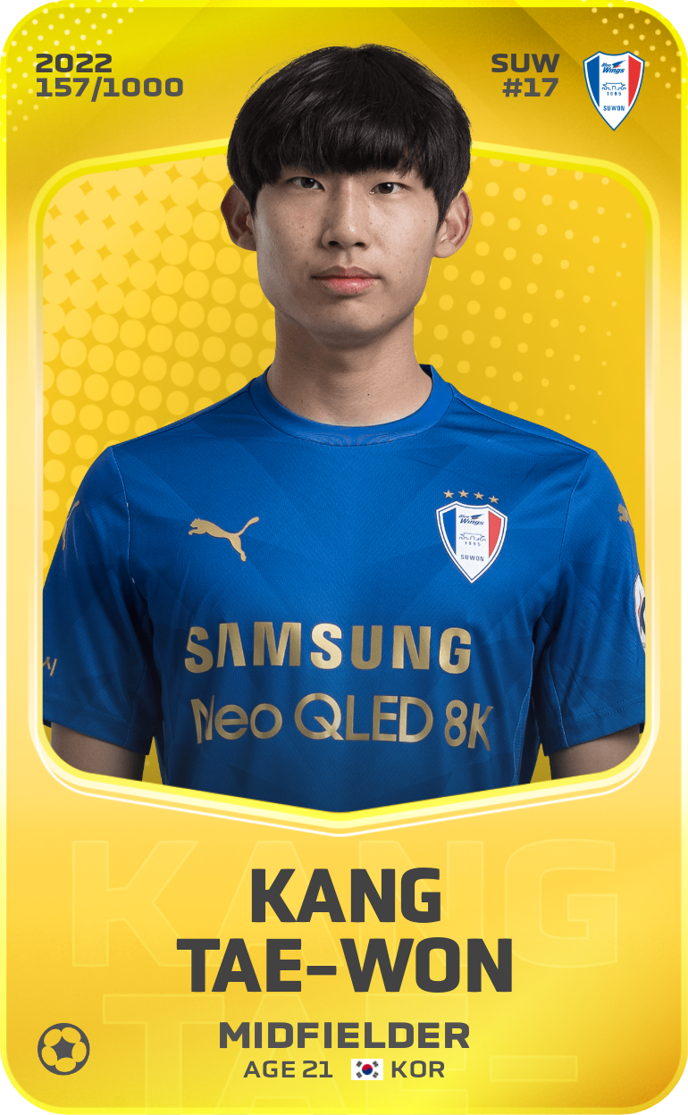Sorare - Sorare Official - Kang Tae-won 2022-23 • Limited 157/1000 - NFT # 25499604825519322187056875476123029160898317977195936385698102347762815842128