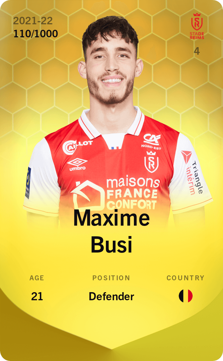 Maxime Busi 2021-22 • Limited 110/1000