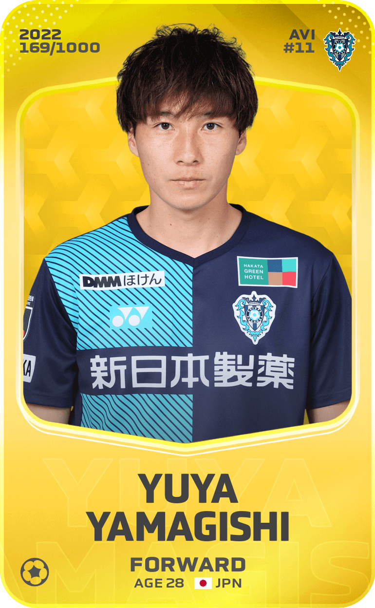 Yuya Yamagishi 2022-23 • Limited 169/1000