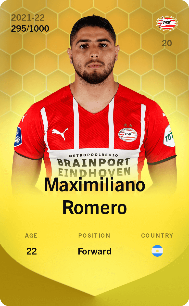 Maximiliano Romero 2021-22 • Limited 295/1000