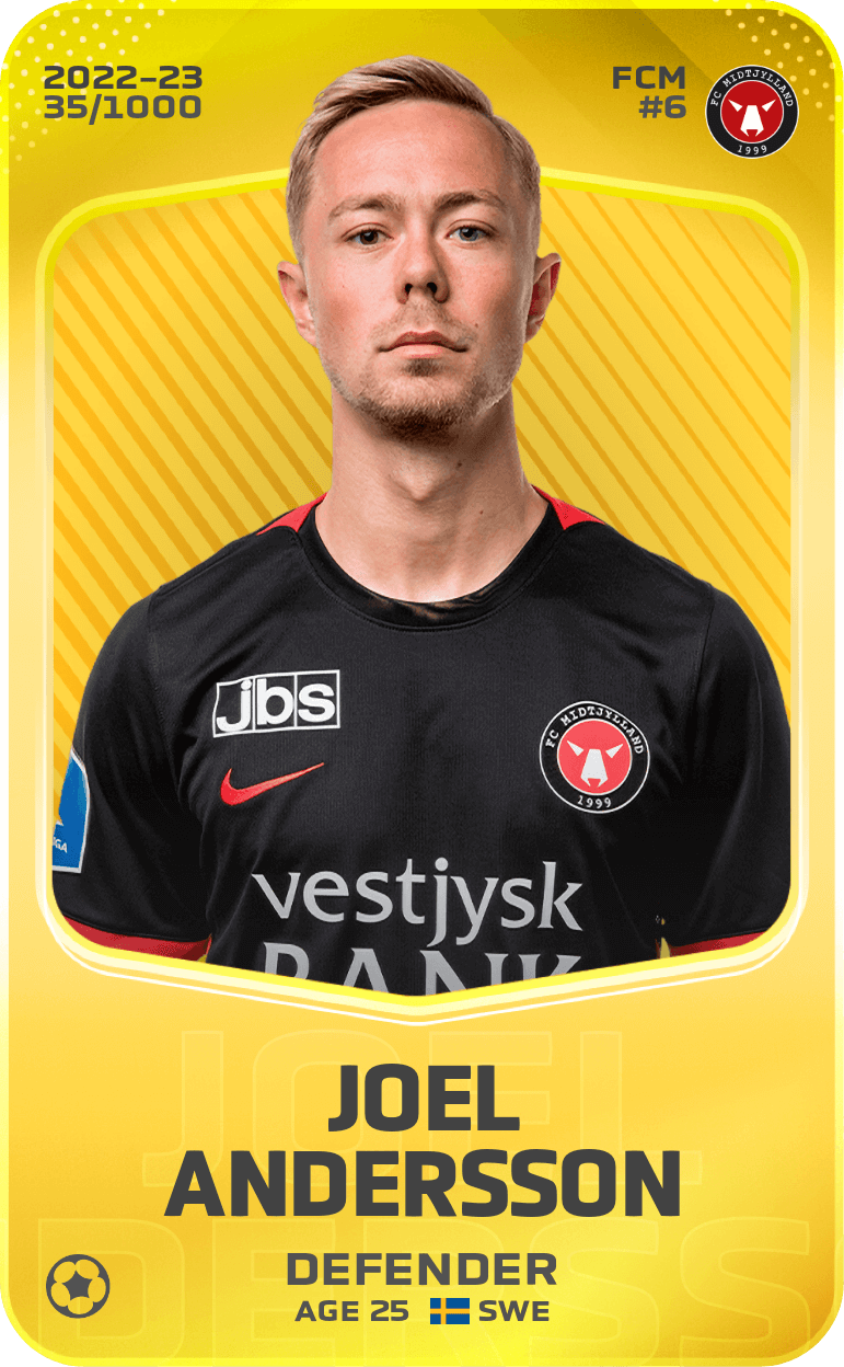 Joel Andersson 2022-23 • Limited 35/1000