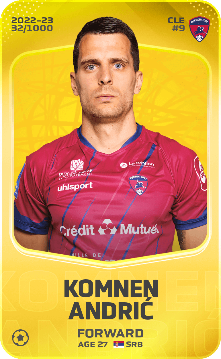 Komnen Andrić 2022-23 • Limited 32/1000