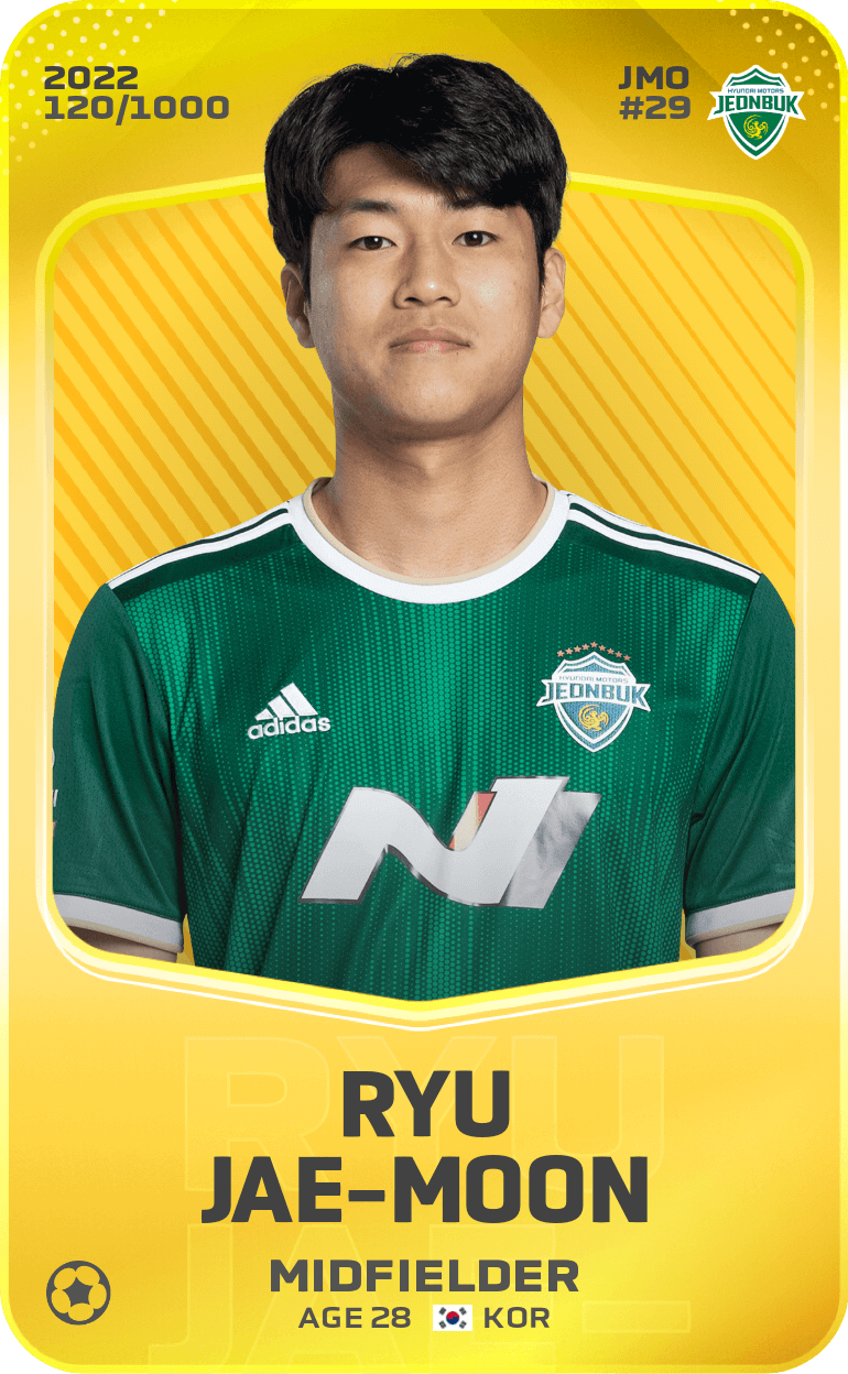 Ryu Jae-Moon 2022-23 • Limited 120/1000