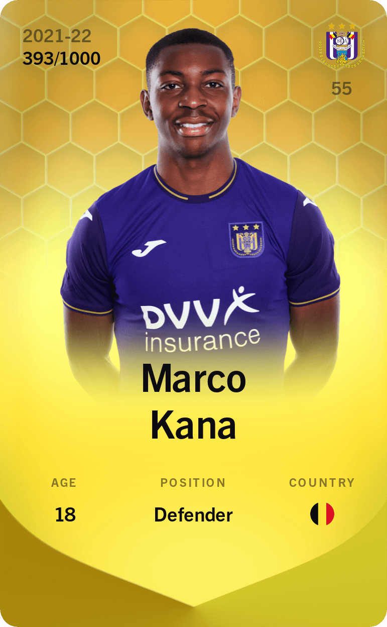 Marco Kana 2021-22 • Limited 393/1000