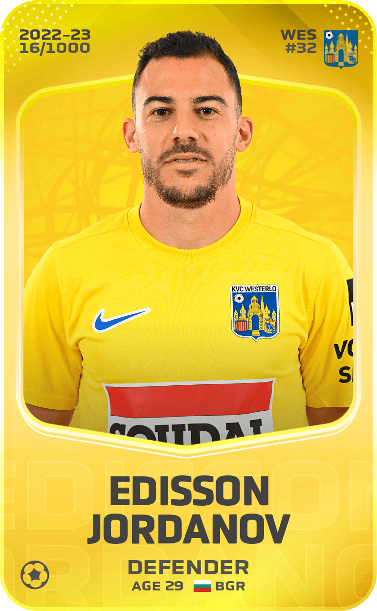 Edisson Jordanov 2022-23 • Limited 16/1000