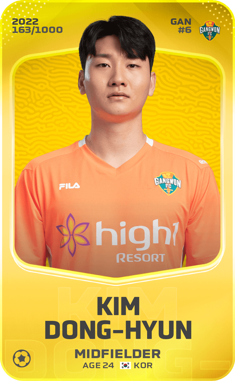 Kim Dong-Hyun 2022-23 • Limited 163/1000