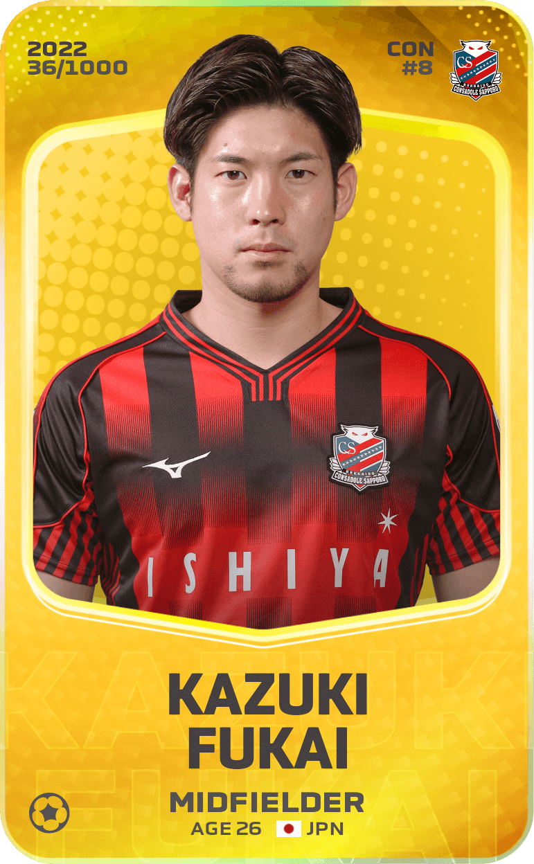 Kazuki Fukai 2022-23 • Limited 36/1000