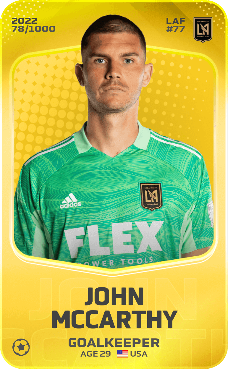 John McCarthy 2022-23 • Limited 78/1000