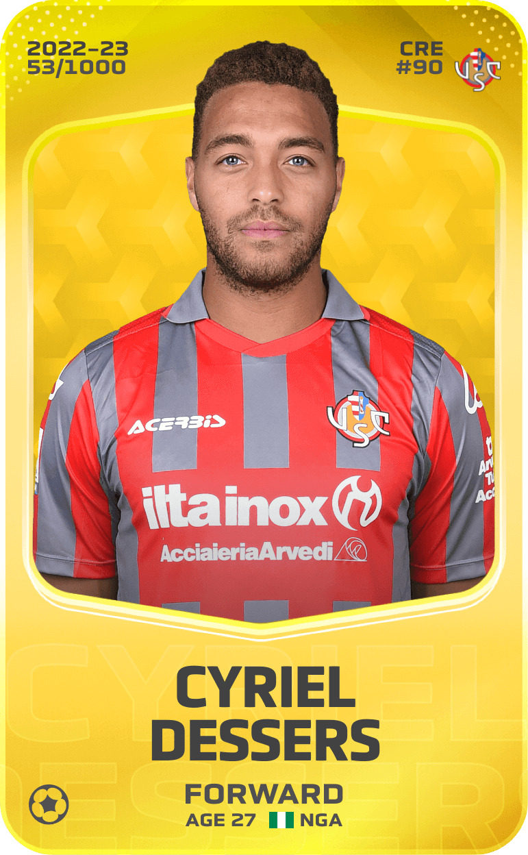 Cyriel Dessers 2022-23 • Limited 53/1000