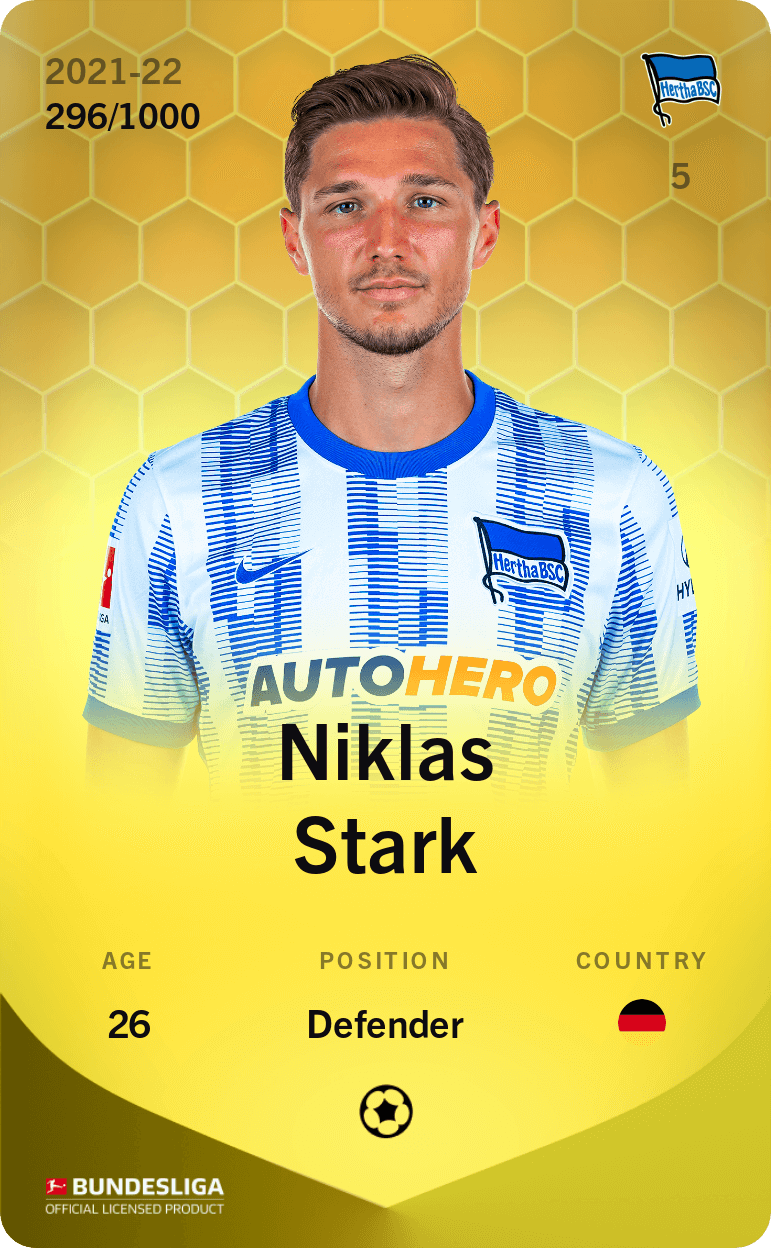 Niklas Stark 2021-22 • Limited 296/1000