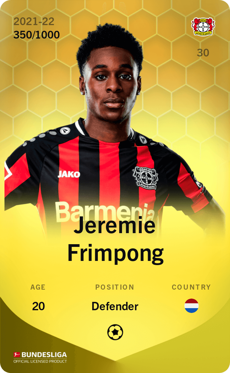 Jeremie Frimpong 2021-22 • Limited 350/1000